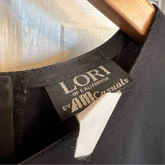 LORI of California by AM casuals black top Small - Picture 4 of 5